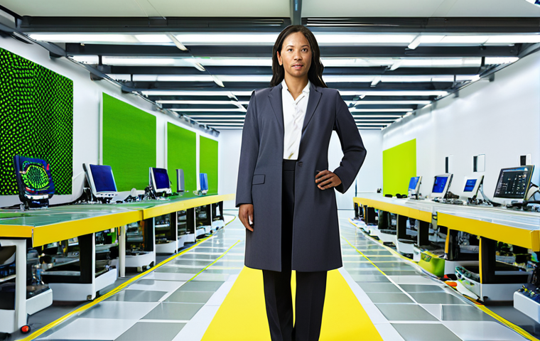 **Modern Textile Engineer: Strategic and Sustainable Evolution**
    A dynamic visual portraying a forward-thinking textile engineer (diverse gender/ethnicity, professional attire) confidently standing at the crossroads of a high-tech, clean factory floor and a bright, contemporary corporate boardroom. One side features sleek textile machinery and fabric rolls, while the other displays digital interfaces with sustainability metrics, supply chain data, and strategic graphs. Elements of nature (subtle green leaves) and technological lines intertwine throughout the scene, symbolizing the blend of innovation, eco-consciousness, and global vision. The overall mood is optimistic and professional.