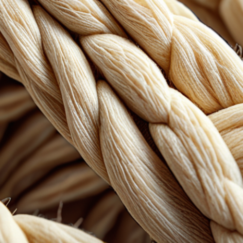 Home 15 **"Close-up microscopic view of cotton fibers, showing twisted shape and rough surface. Emphasize detail and texture. Natural lighting."** (This visualizes the microscopy section).