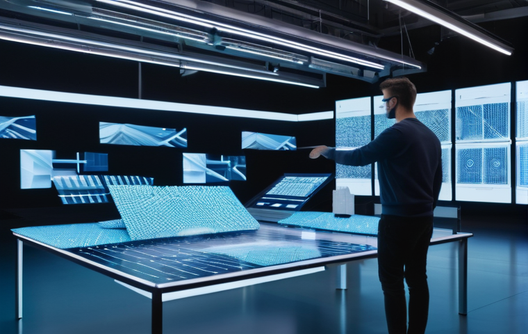 섬유기사 필기시험 요점 노트 - **Everyday Life with Smart Wearable Technology:**
    "A dynamic scene featuring a person (e.g., an ...