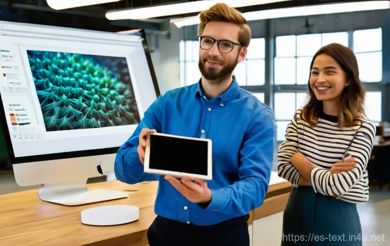 섬유기사와 필기시험 출제 경향 - **Prompt 1: The Future of Sustainable Textile Design**
A high-resolution, photorealistic image o...