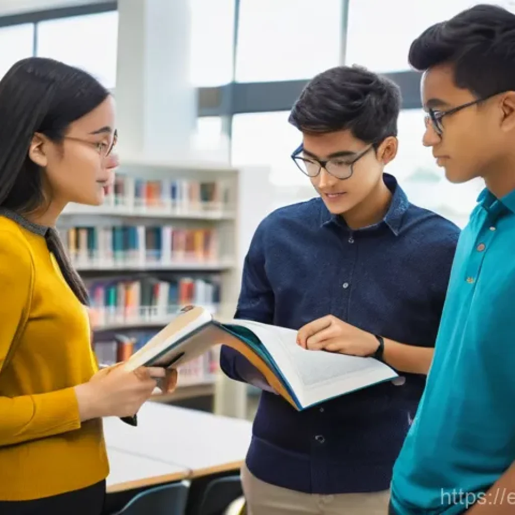 섬유기사 교재 선택 요령 - **Prompt:** A diverse group of young adult textile engineering students, dressed in comfortable yet ...