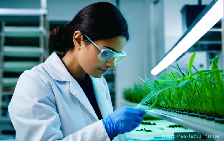 섬유기사 자격증 취득 후의 전망 - **Prompt: Sustainable Textile Engineer in a Bio-Lab**
    A female textile engineer, 30s, with a cle...