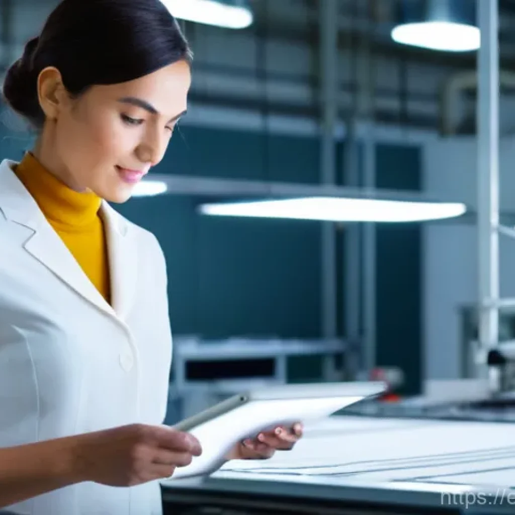 섬유기사 자격증의 실질적 혜택 - **Prompt 1: The Visionary Textile Engineer**
"A confident and innovative textile engineer, a wom...