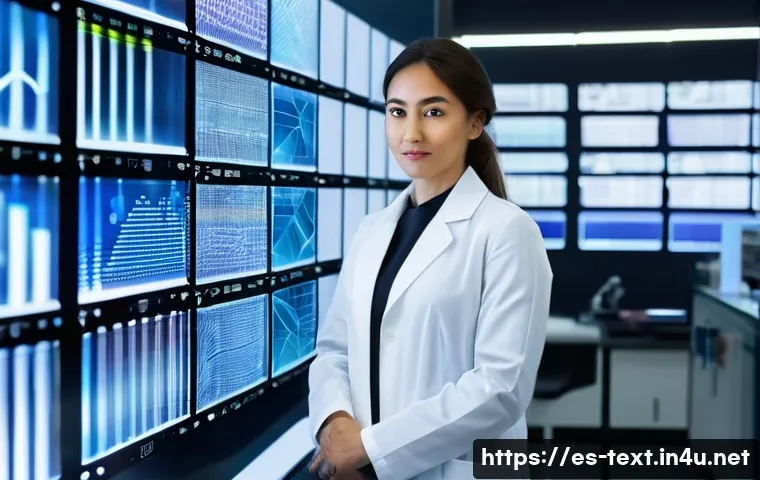 섬유기사와 직업별 시험 연계 - **Prompt 1: Innovative Textile Engineer in a Smart Lab**
"A confident female textile engineer, l...