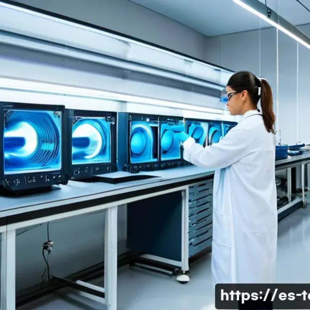 섬유기사 실기시험의 준비 전략 - **Prompt for Mastering Fundamentals:**
"A vibrant, brightly lit modern textile engineering labor...