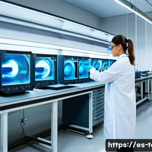 섬유기사 실기시험의 준비 전략 - **Prompt for Mastering Fundamentals:**
    "A vibrant, brightly lit modern textile engineering labor...