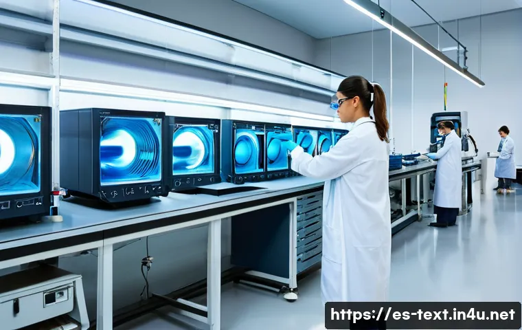 섬유기사 실기시험의 준비 전략 - **Prompt for Mastering Fundamentals:**
    "A vibrant, brightly lit modern textile engineering labor...